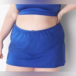 Lane Bryant shimmer swim skirt, size 36W.